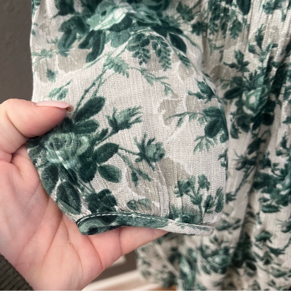 Ralph Lauren Denim & Supply Green Floral Babydoll Dress - Picture 6 of 10